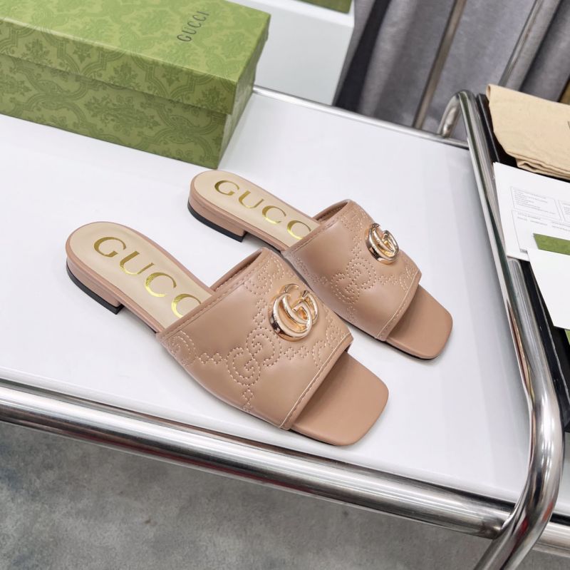 Gucci Jolie GG Matelassé Slide Sandal (Replica)
