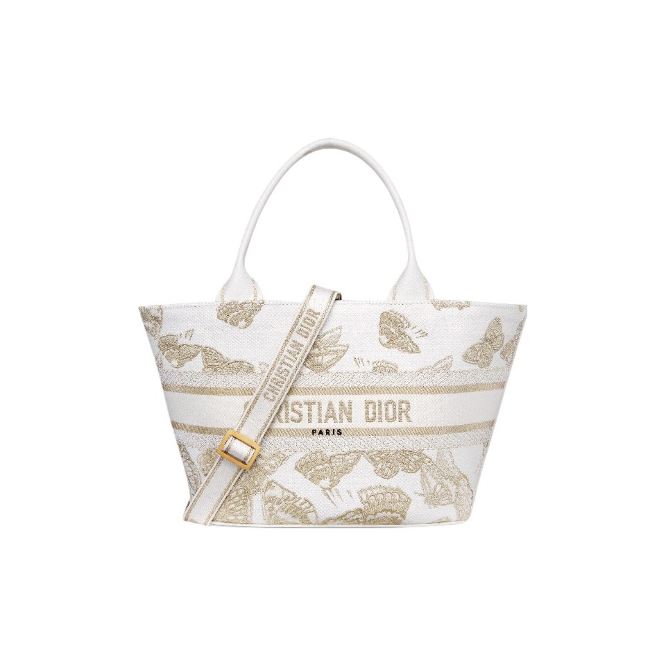 DIOR Gradient Butterflies Embroidered Handbag (Replica)