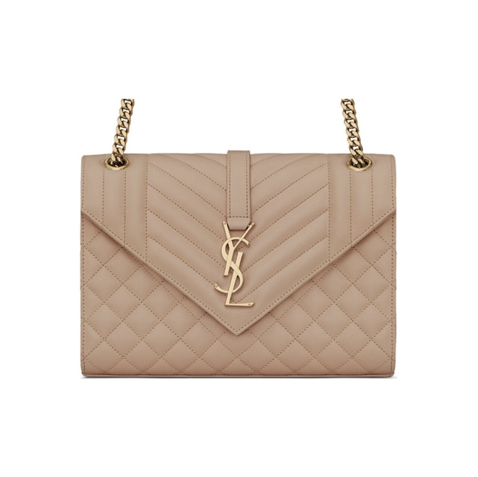 Saint Laurent YSL Envelope Medium 24- Embossed Leather(Replica)