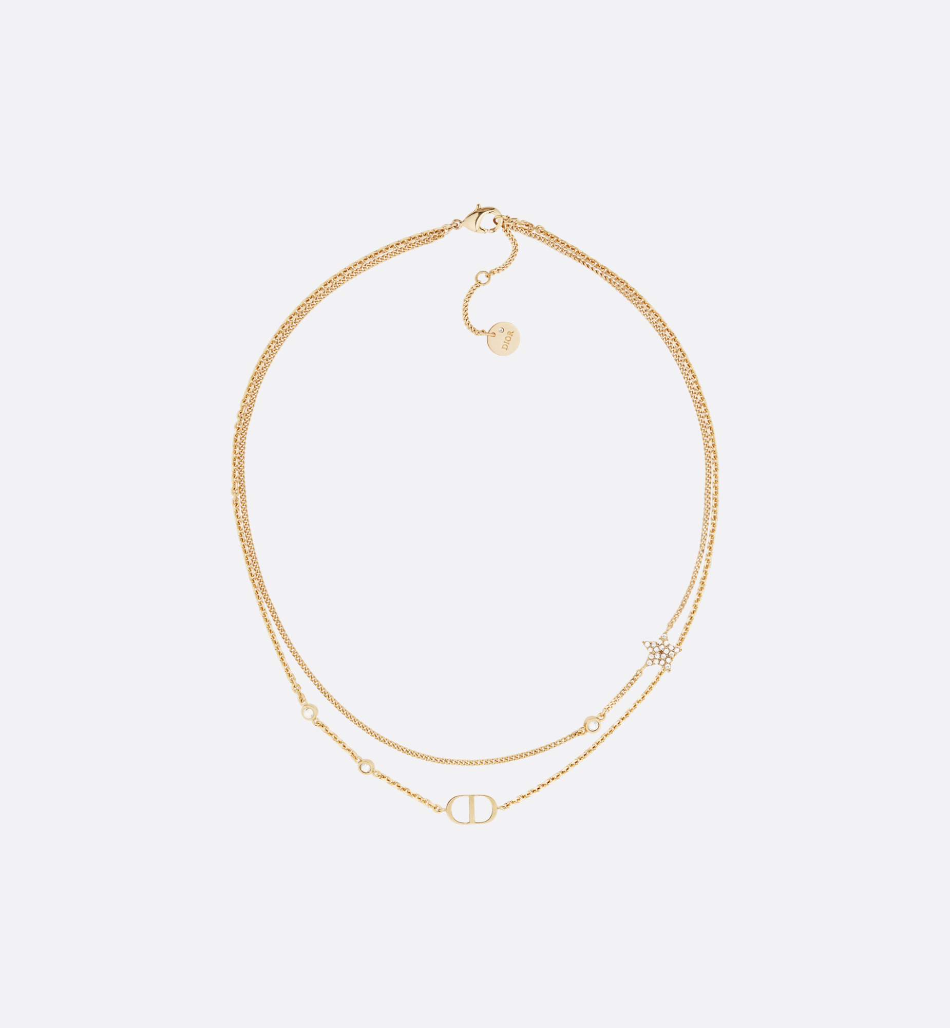 Dior Petit CD Double Necklace Accessories