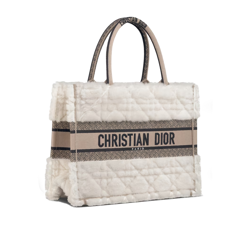 Dior Shearling Book Tote Medium Large Size (Replica)
