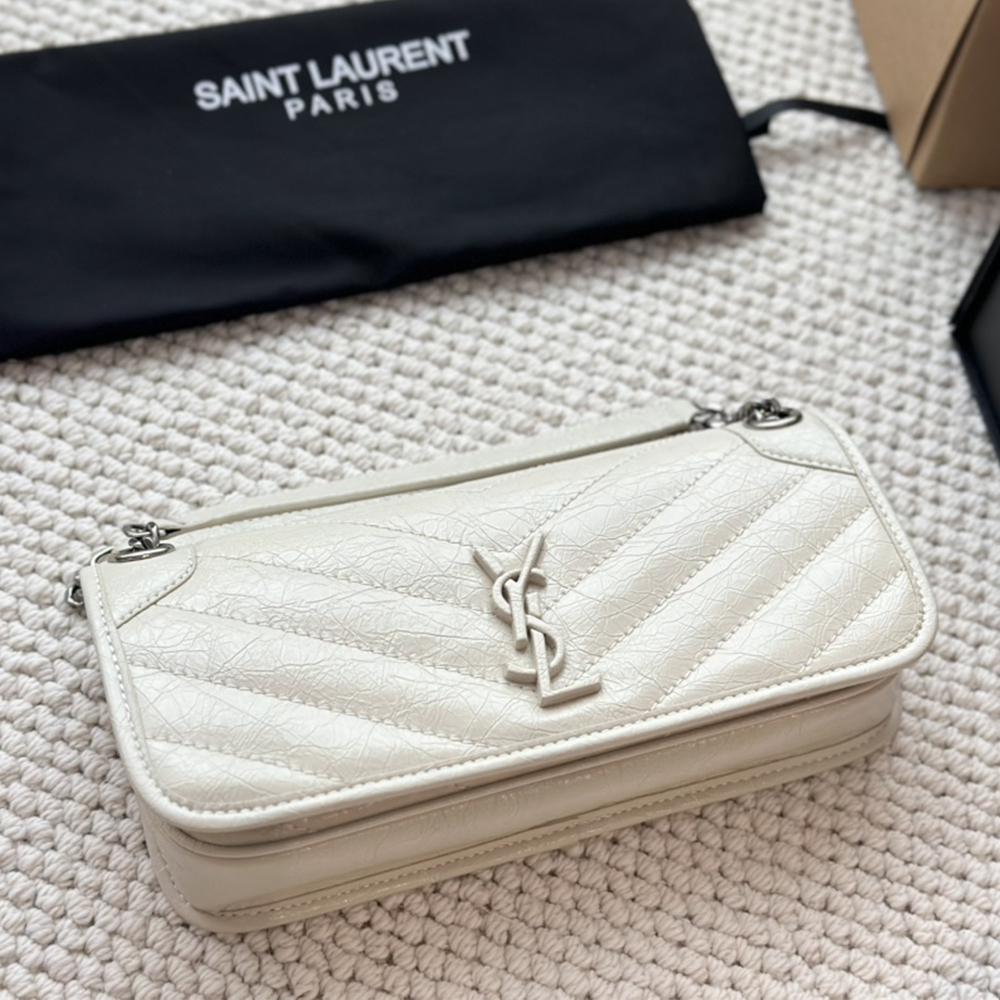 Saint Laurent YSL Leather Chain Shoulder Bag Crossbody Bag(Replica)