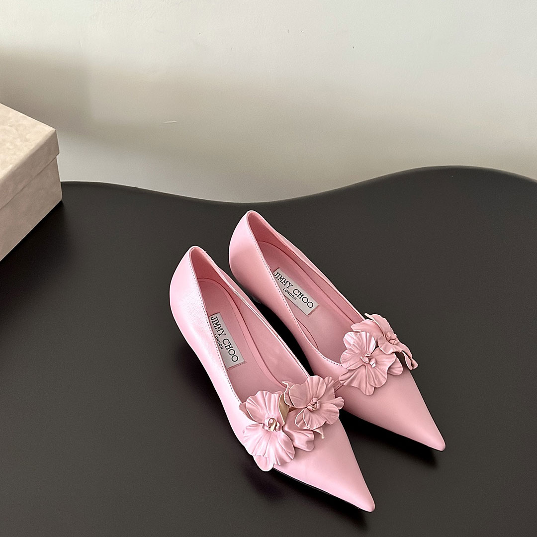 Jimmy Choo 6CM Slim And Simple Fashion Slide Sandal (Replica)