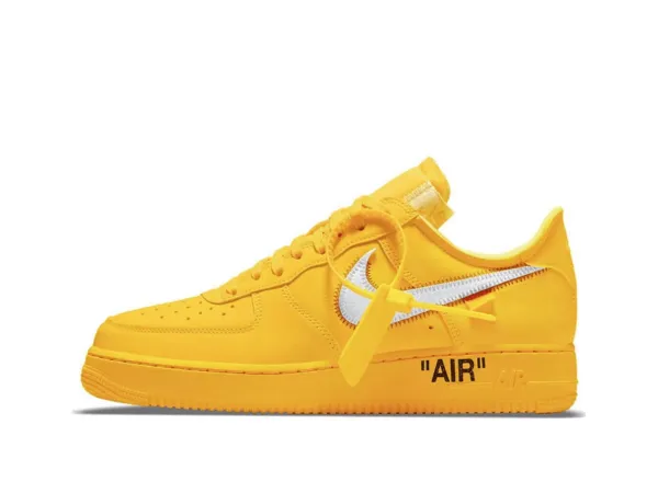 DD1876-700 Off-White x Nike Air Force 1 Low University Gold(Replica) Nike Sneaker