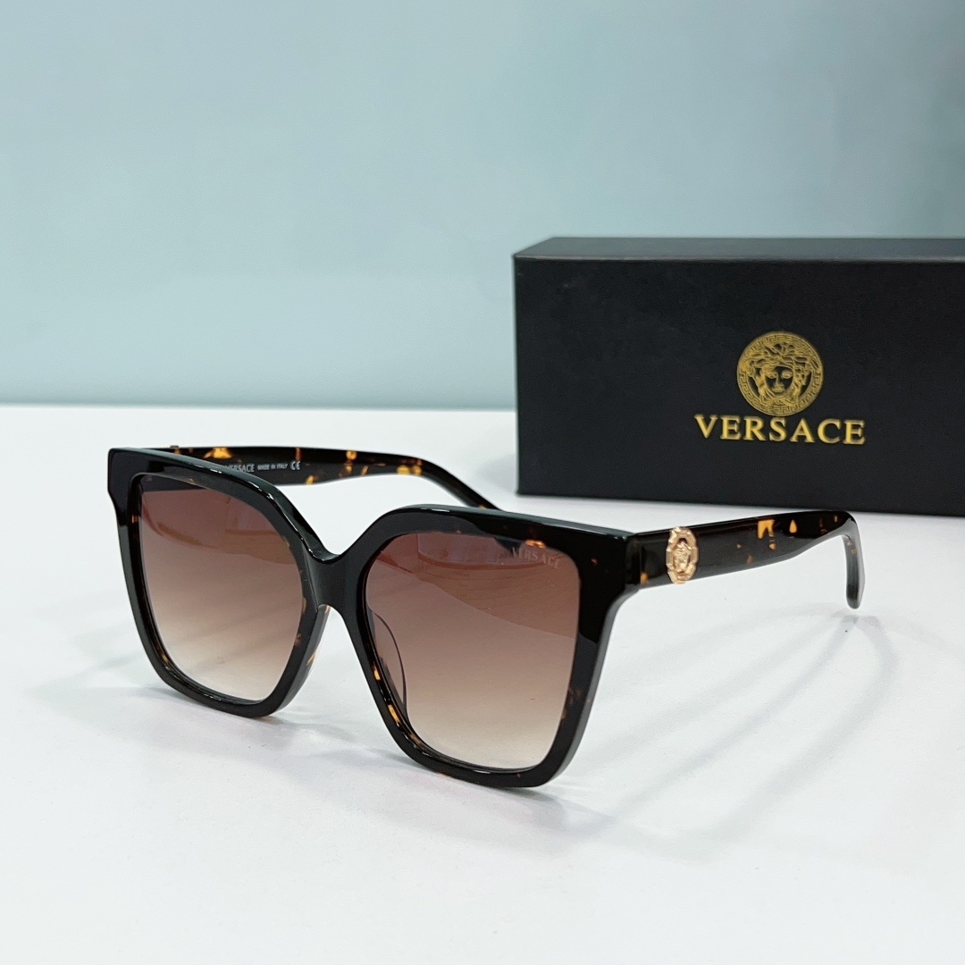 Versace Mirror leg Logo Sunglasses Top Quality(Replica)