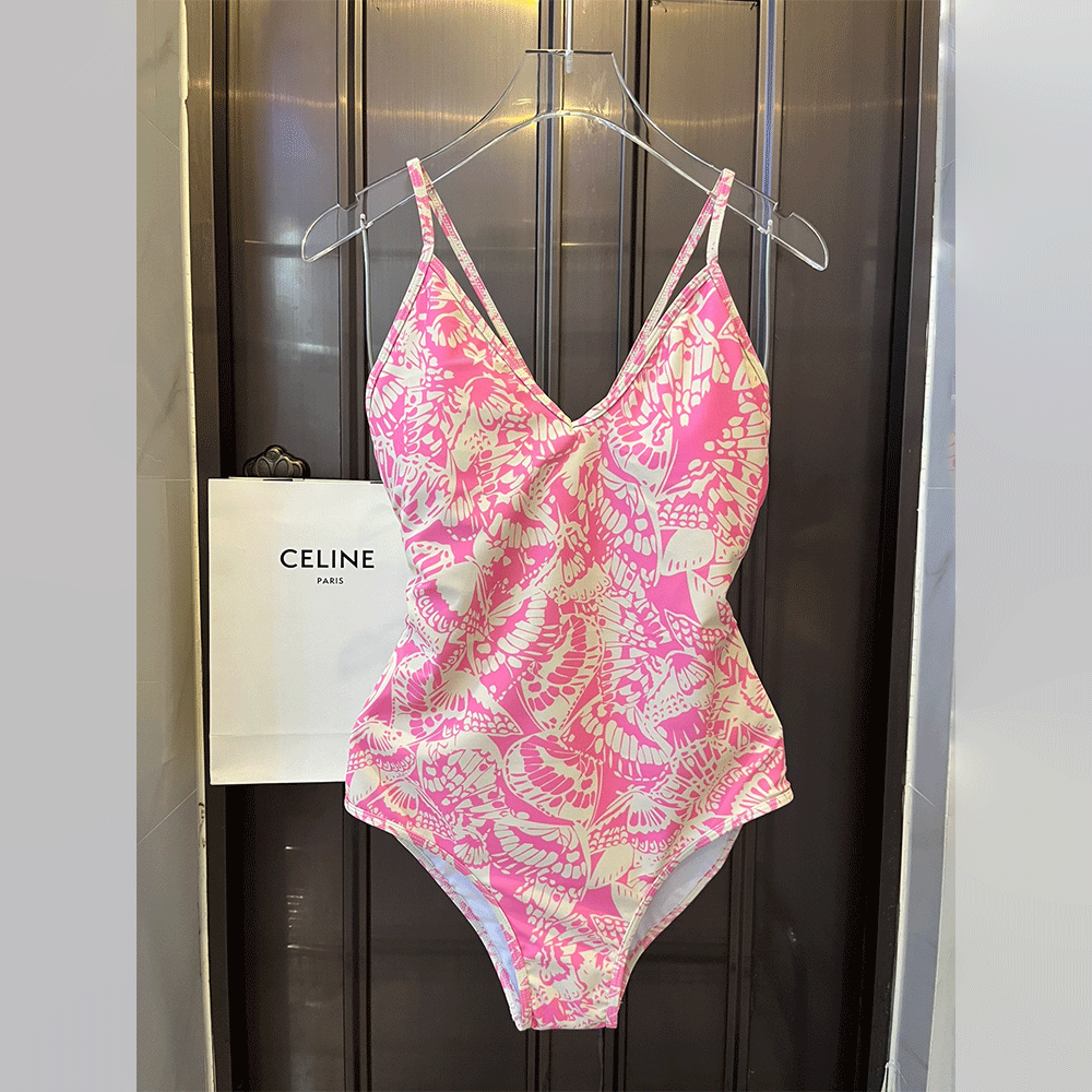Dior  Animal-print One-piece Swimsuit  Swimwear（Replica）