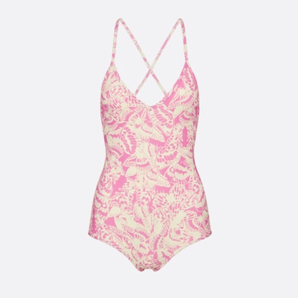 Dior  Animal-print One-piece Swimsuit  Swimwear（Replica）