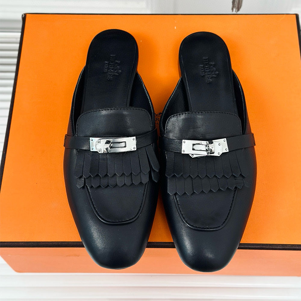 Hermens Oz Leather is Comfortable Sandals Slide(Replica)