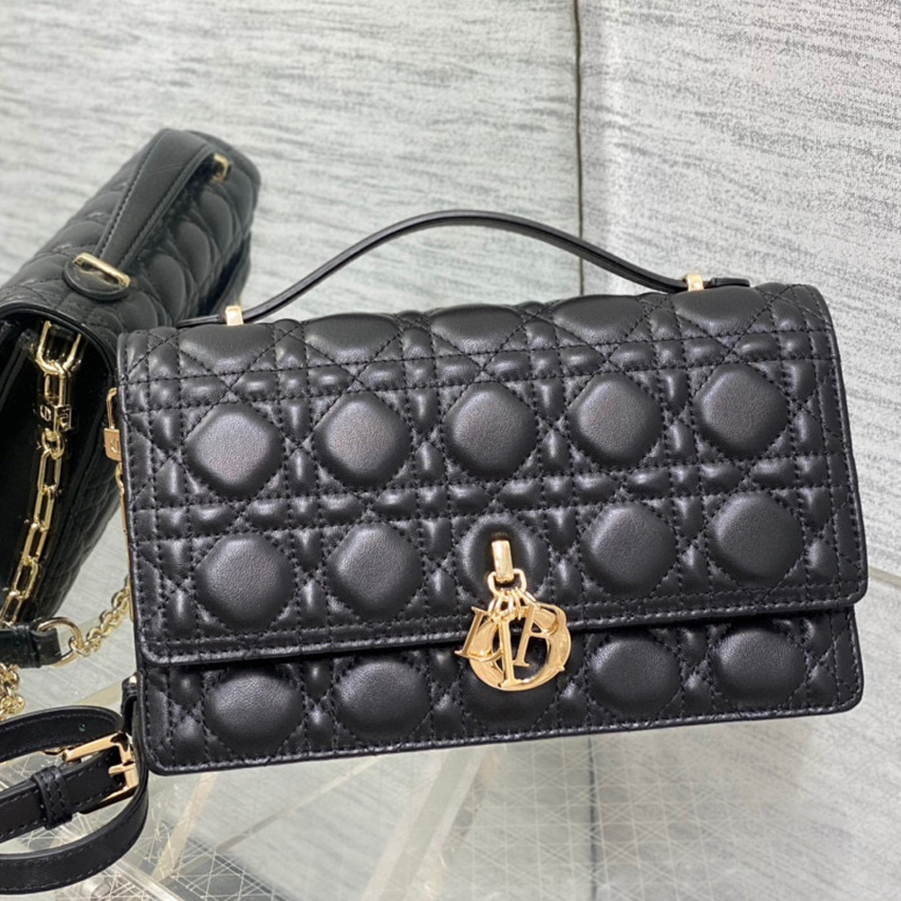 DIOR  Miss Dior Sheepskin Handbag(Replica)