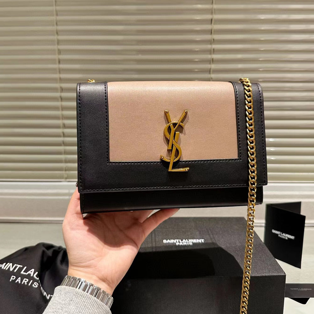 Saint Laurent YSL Kate Splicing leather Shouder Bag (Replica)