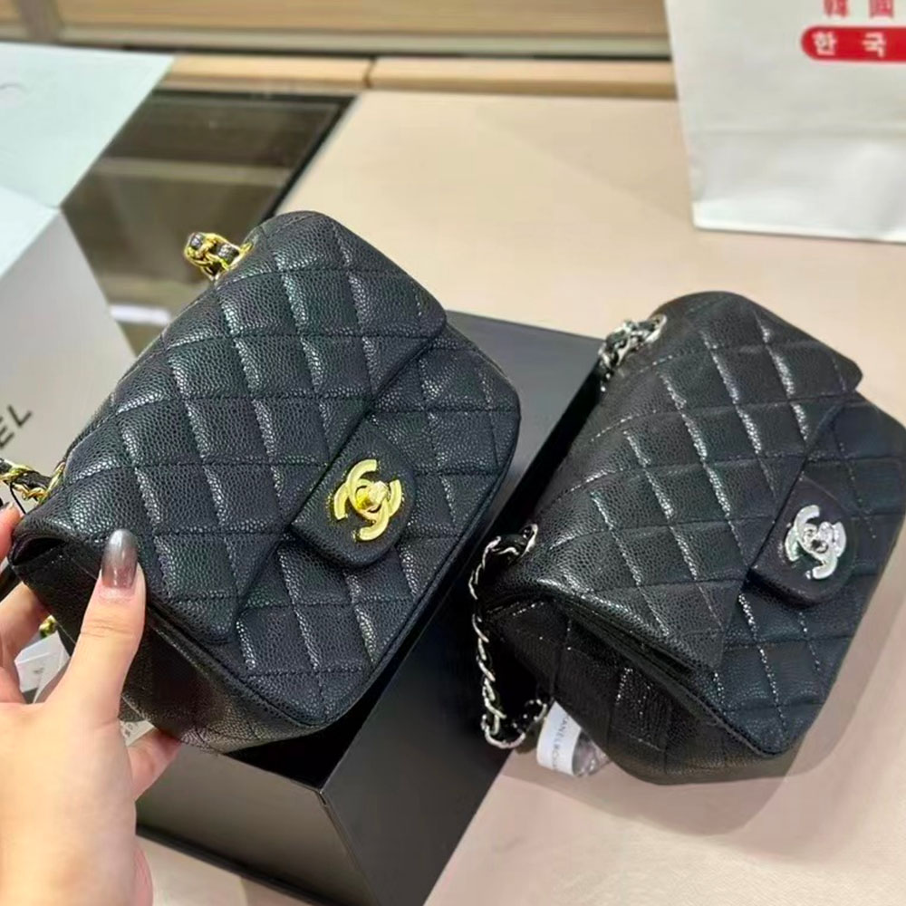 Chanel CF Bag Caviar 17CM(Replica)