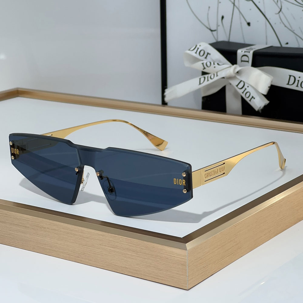 Dior Lens Logo Metal Frame sunglasses Top quality (Replica)