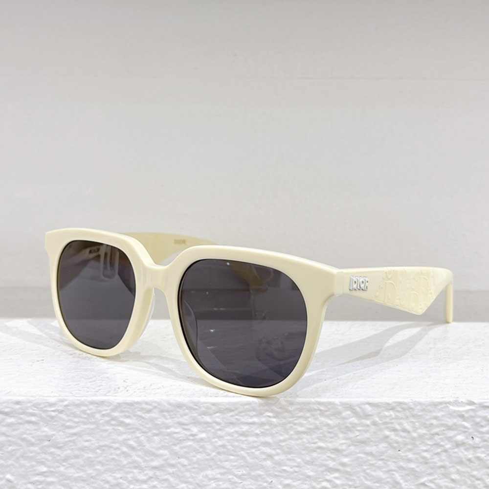 Dior Logo Leg Plate Frame sunglasses Top quality (Replica)