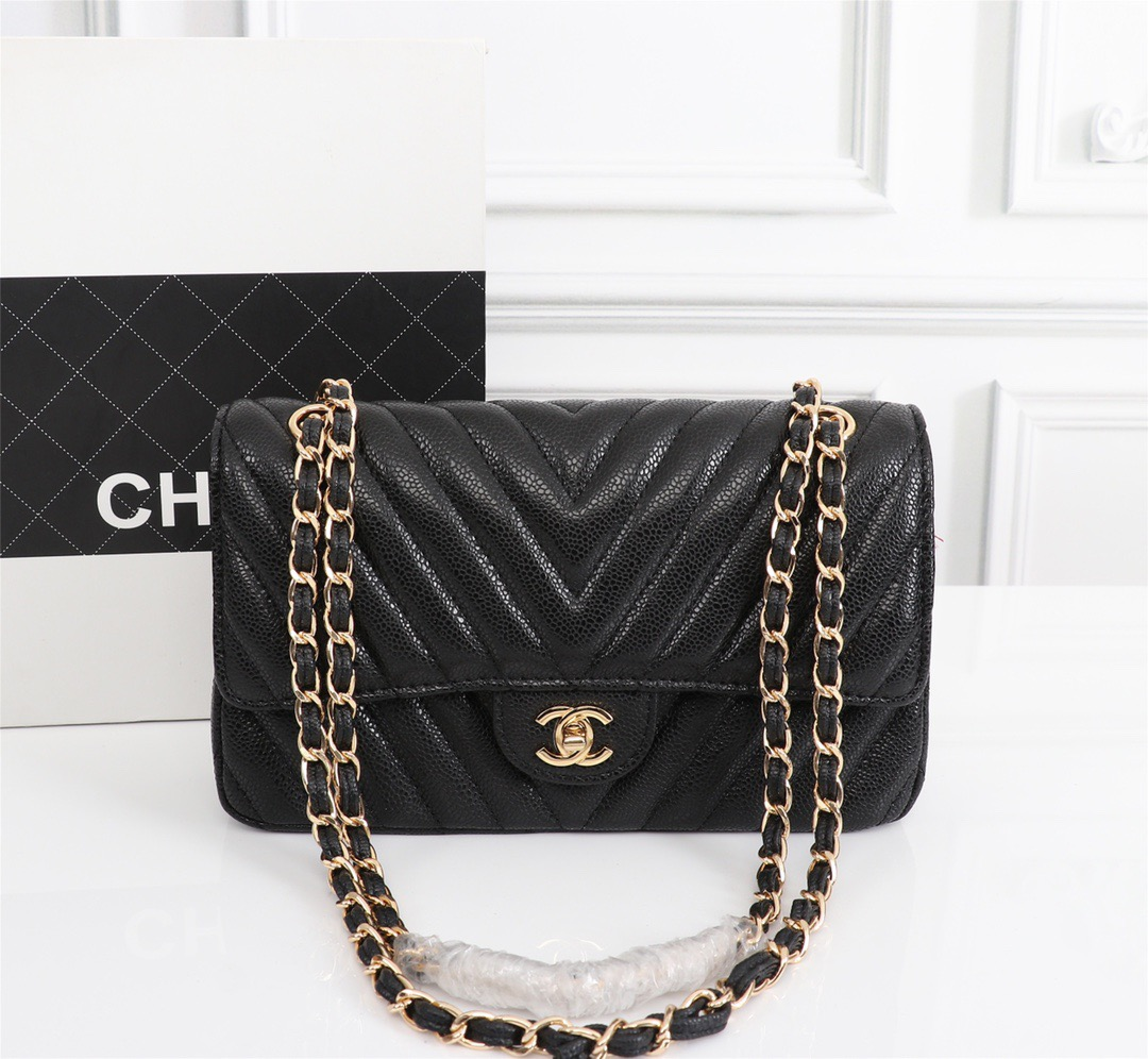 Chanel Clacssic Flap CF Chain Shoulder Strap Bag (Replica)