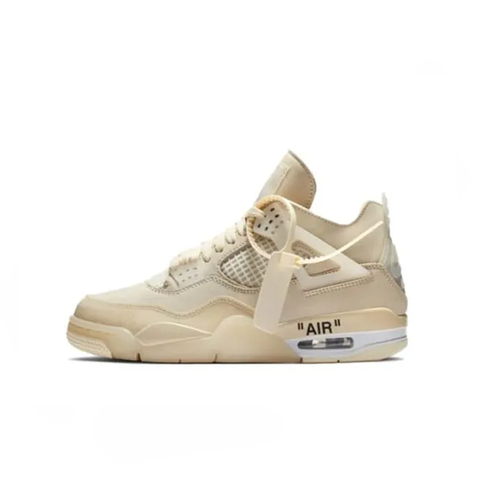 Off-white x Air Jordan 4 “Sail”(Replica)