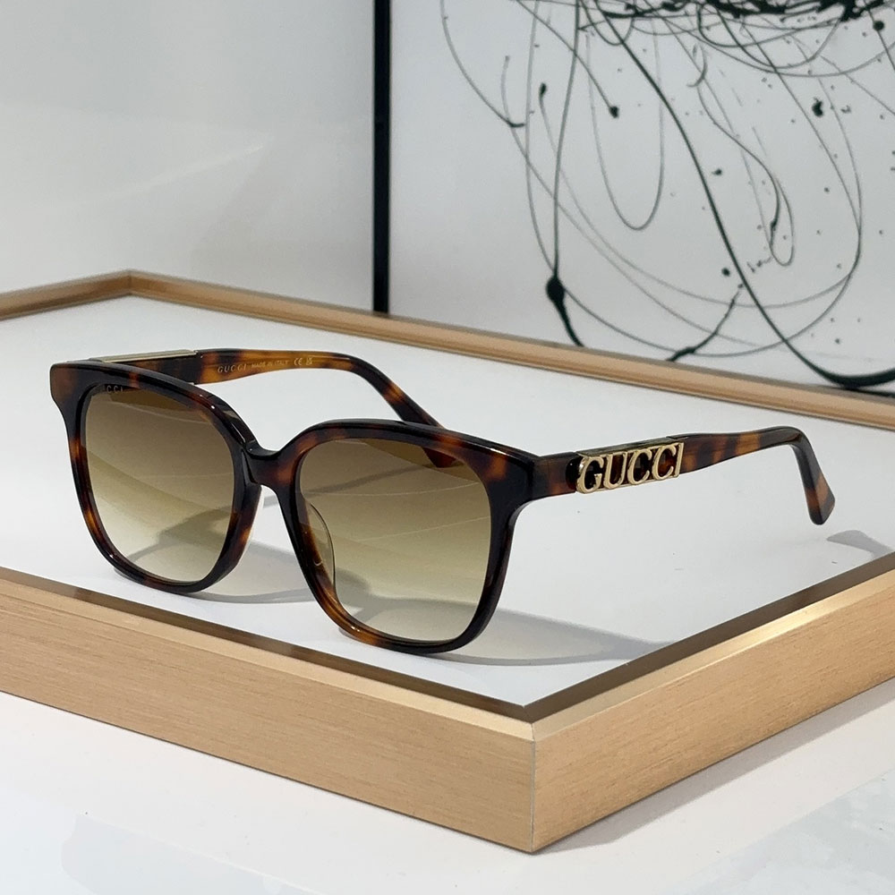 Gucci Mirror leg Logo sunglasses Top quality (Replica)
