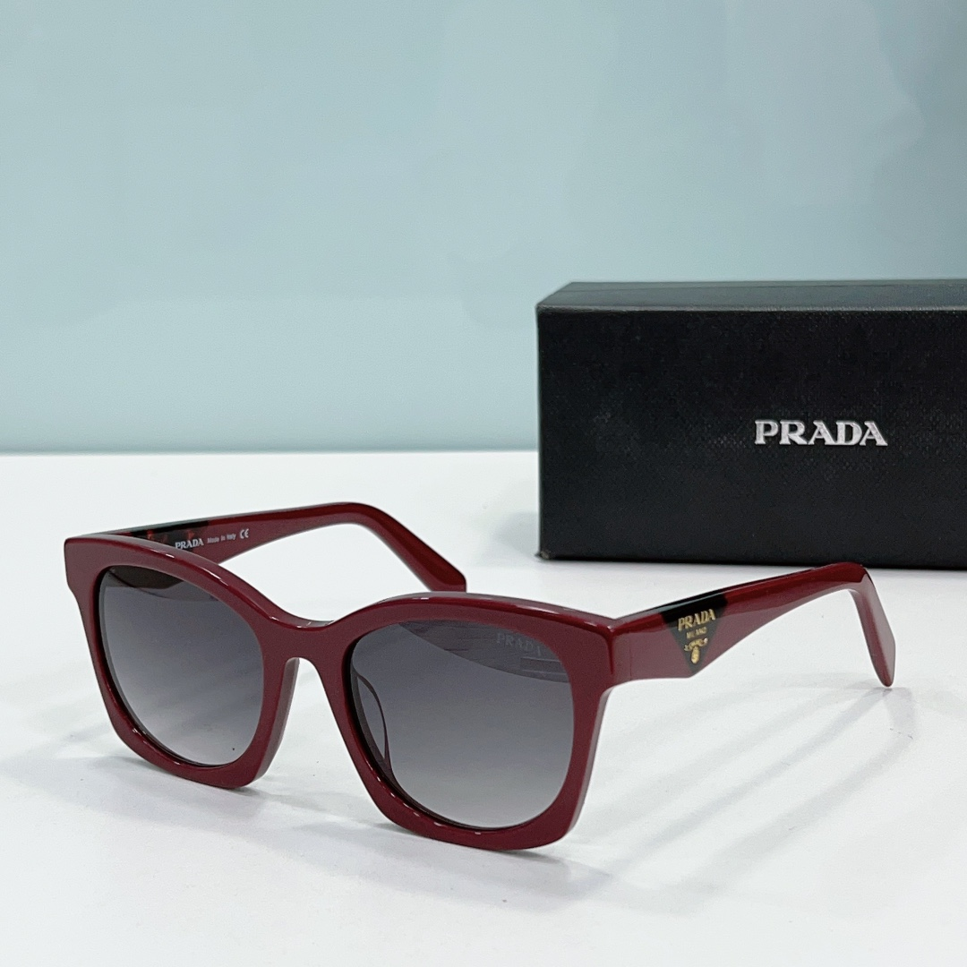 Prada Mirror leg print Logo sunglasses Top quality (Replica)