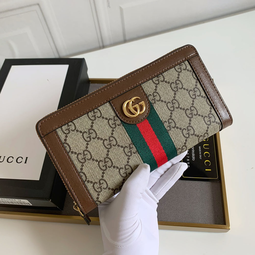 Gucci Unisex Ophidia&Tiger Head Wallet(Replica)