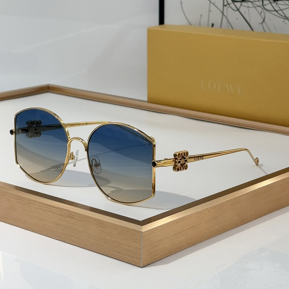 Loewe Half Round Sunscreen Sunglasses Top Quality(Replica)