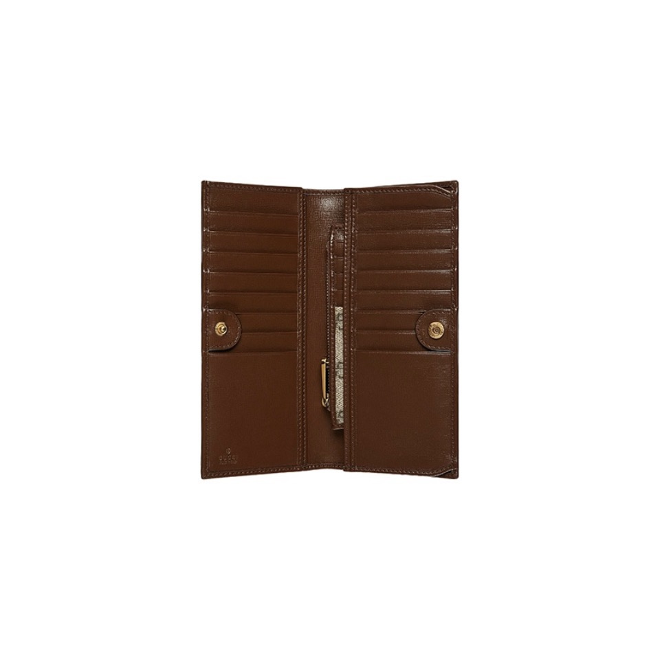 Gucci Unisex GG Long Wallet Interlocking G（Replica）