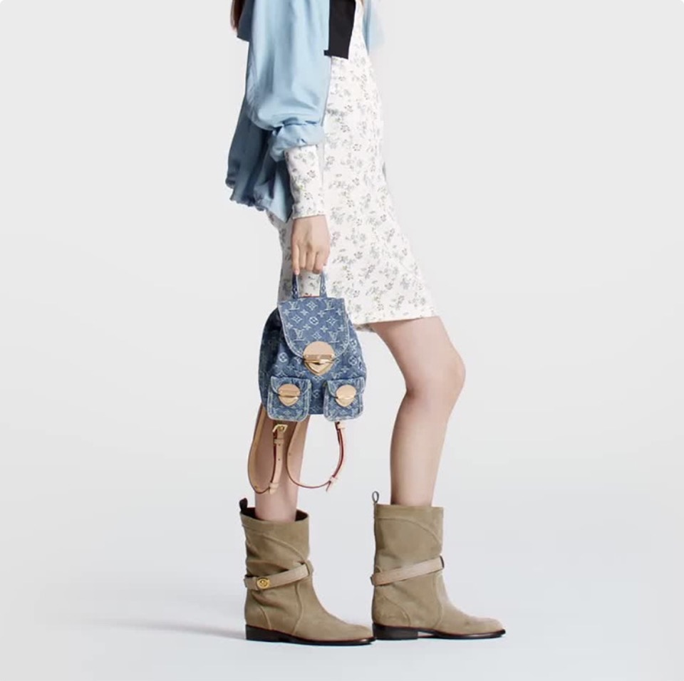 Louis Vuitton LV VENICE Denim Backpack M46836(Replica)