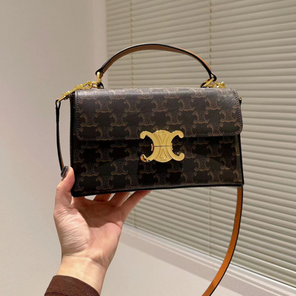 Celine Large Lock Buckle Handbag Shoulder Bag(Replica)
