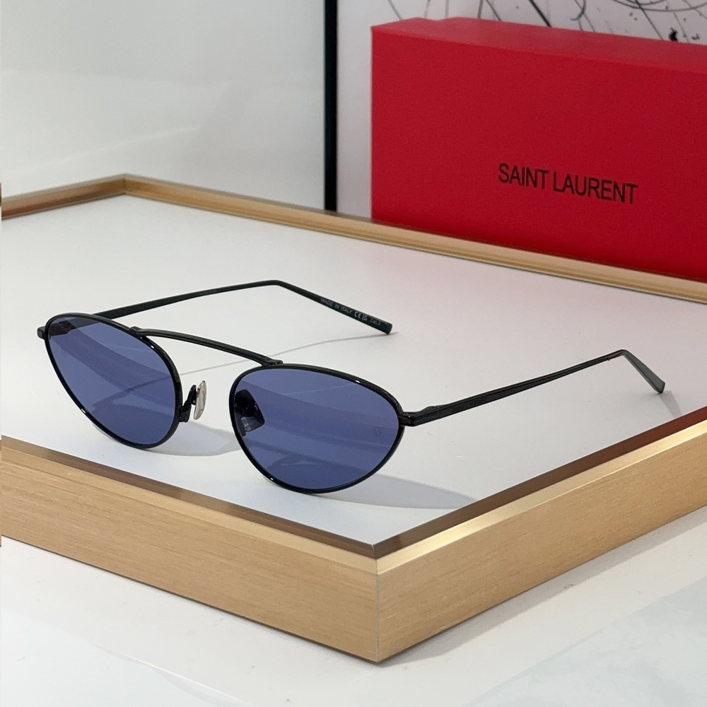 Saint Laurent YSL Metal Blackout anti-UV Sunglasses Top Quality(Replica)