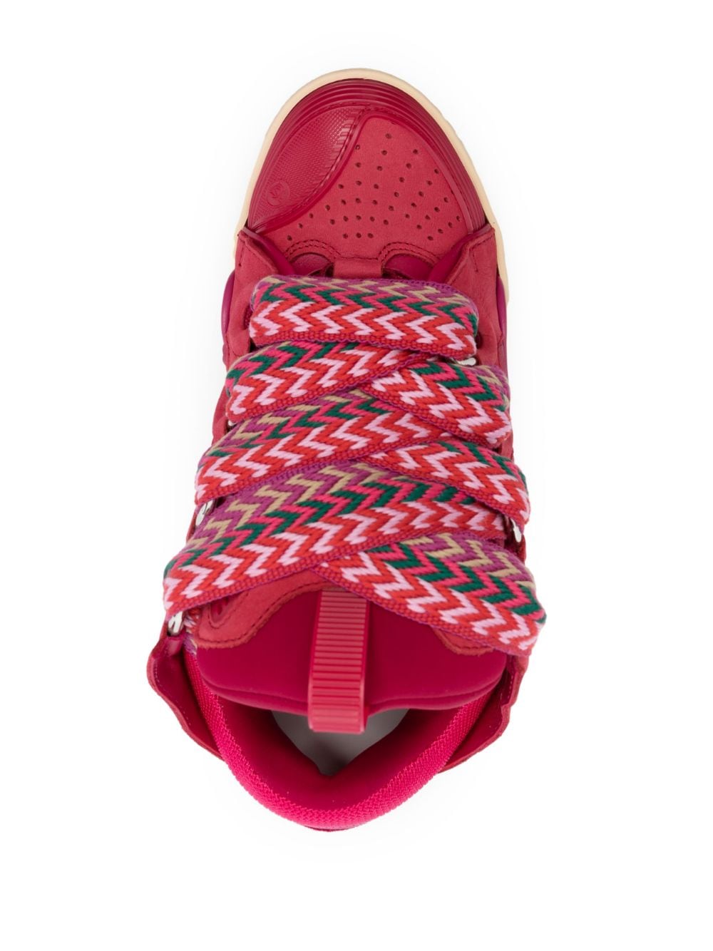 Lanvin LEATHER CURB SNEAKERS(Replica)