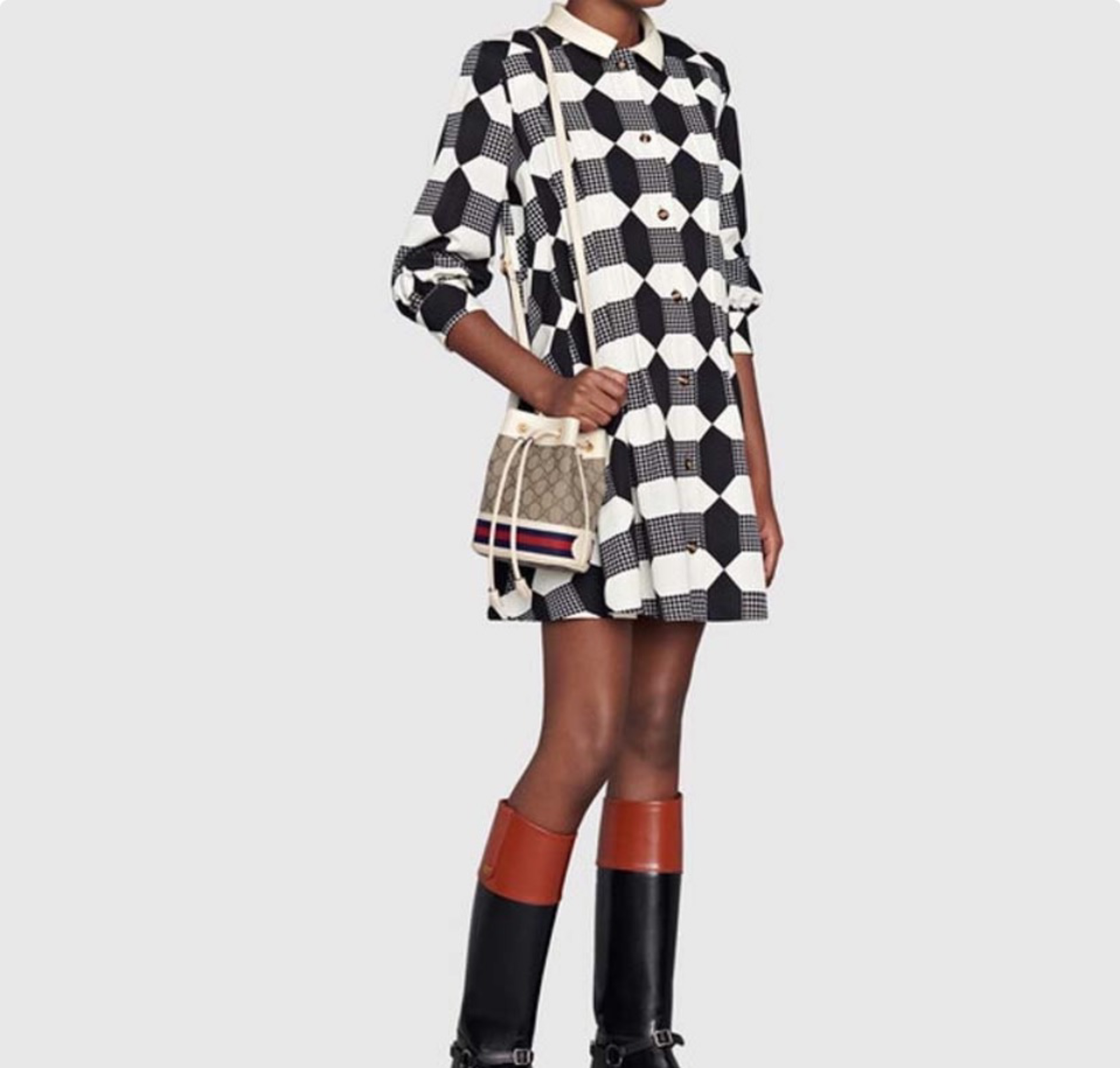 Gucci Ophidia Bucket Messenger Bag(Replica)