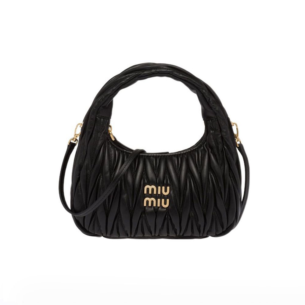 Miumiu Wander matelassé hobo bag Mini&Small (Replica)