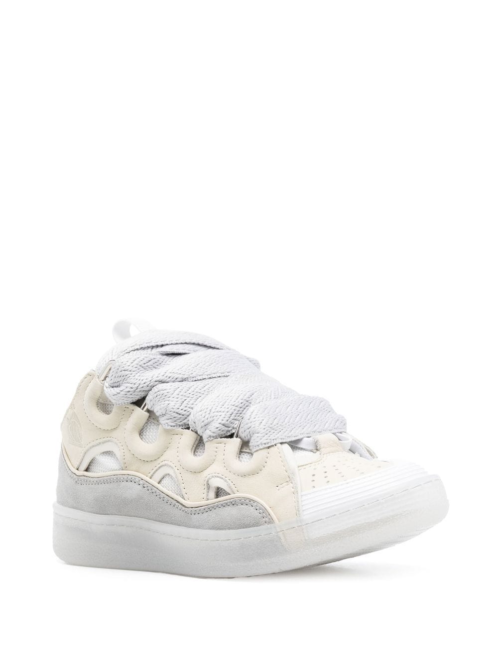 Lanvin LEATHER CURB SNEAKERS(Replica)