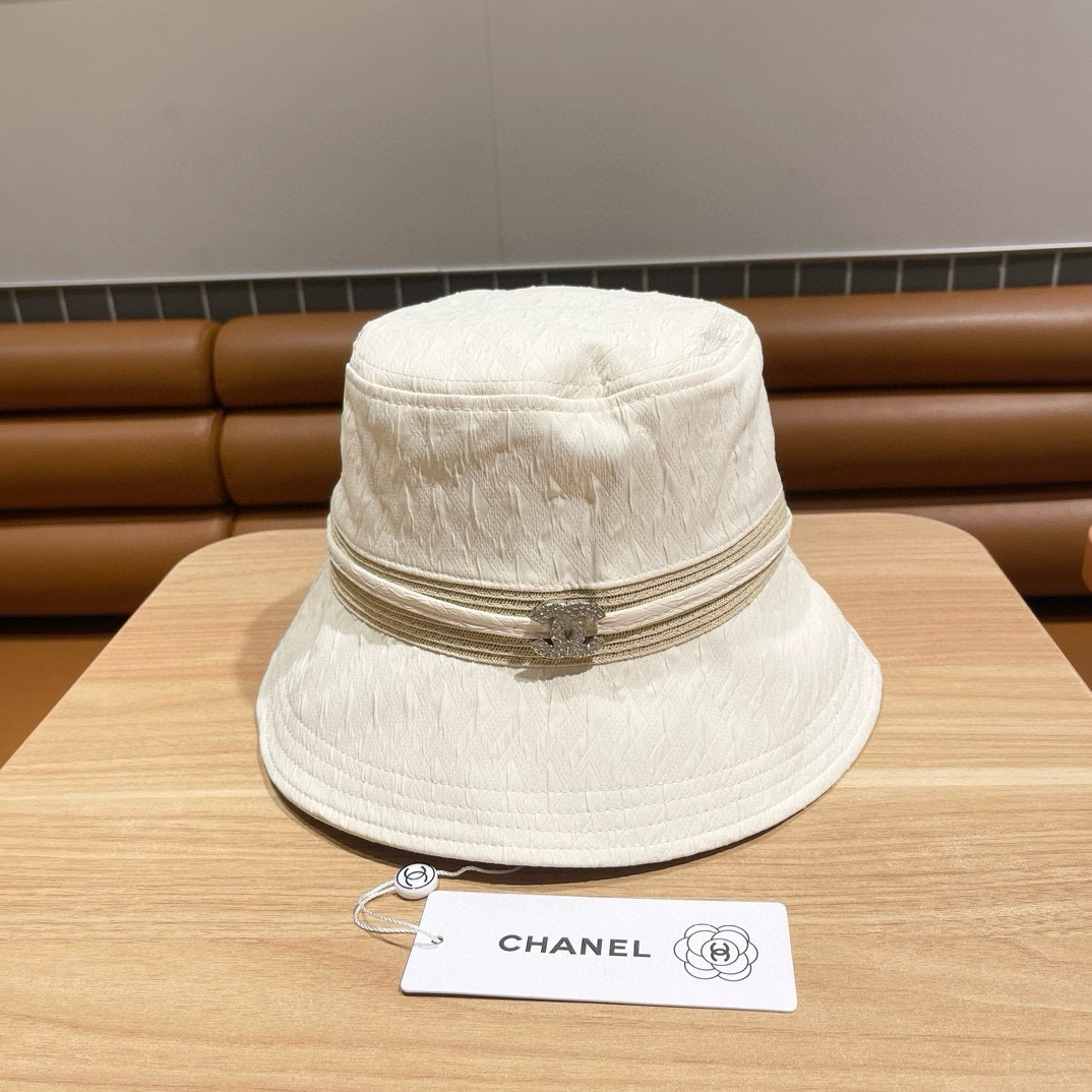 Chanel Shopping Shade Leisure Basin Hat Sunhat (Replica)