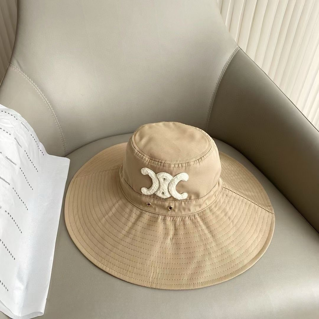 Ceiline Embroidered Fisherman's Hat Sunhat (Replica)
