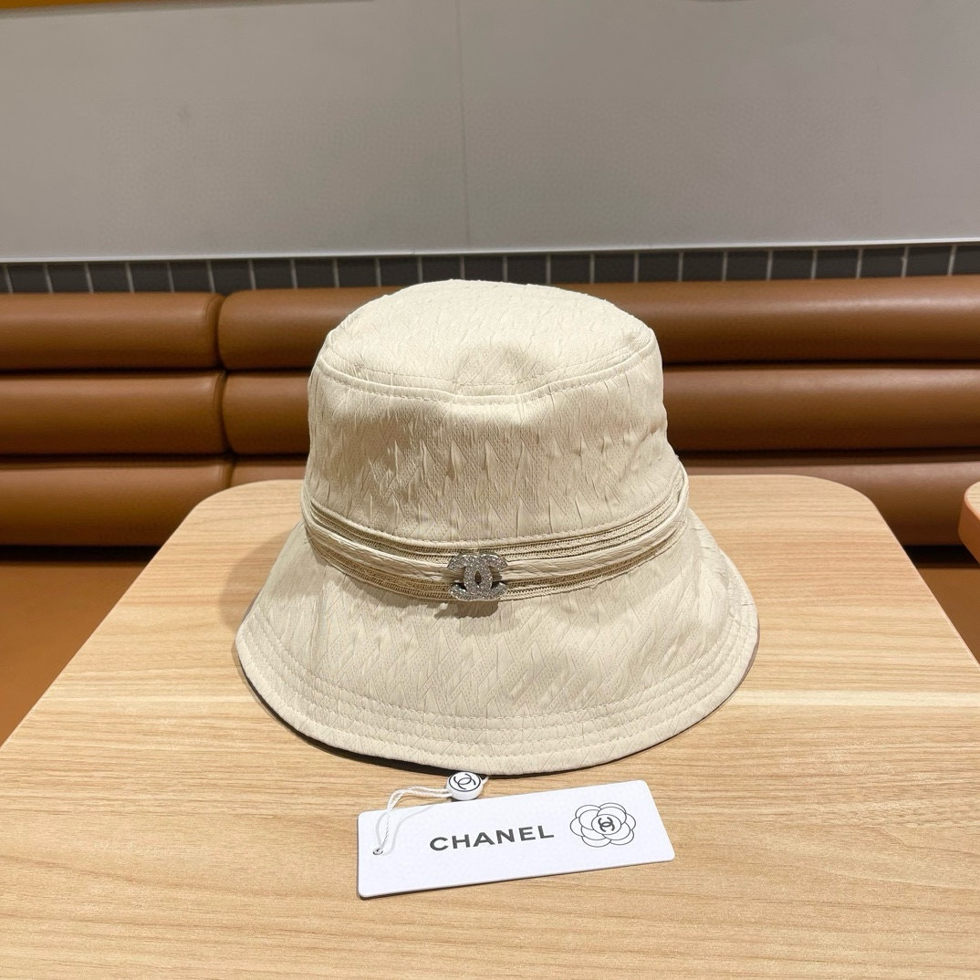 Chanel Shopping Shade Leisure Basin Hat Sunhat (Replica)
