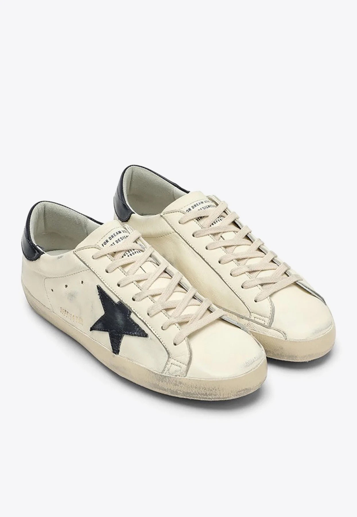 Golden Goose GGDB Super-Star Distressed Low-Top Sneakers Women Men