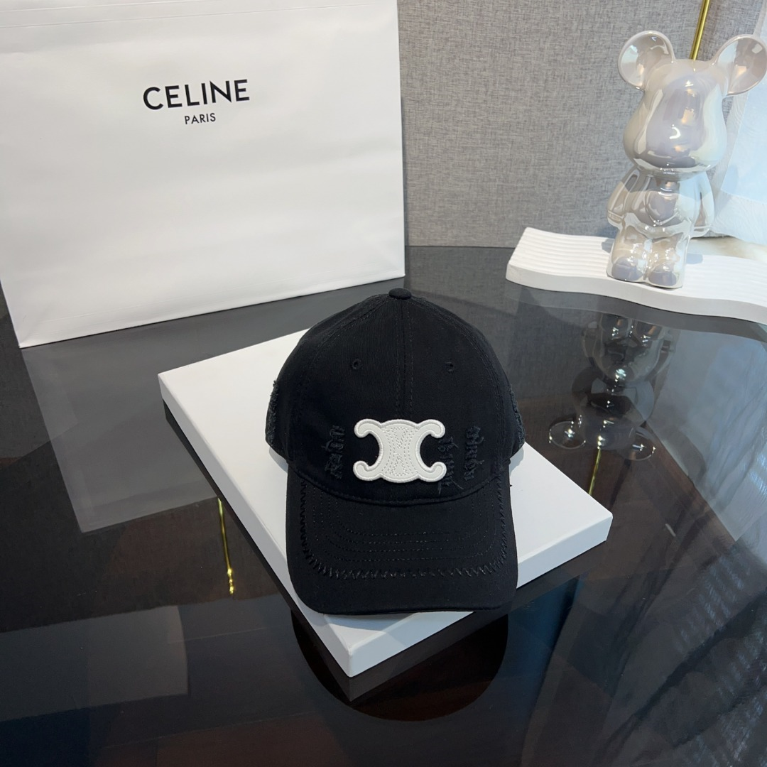 Ceiline Vintage Ripped Baseball Cap Sunhat (Replica)