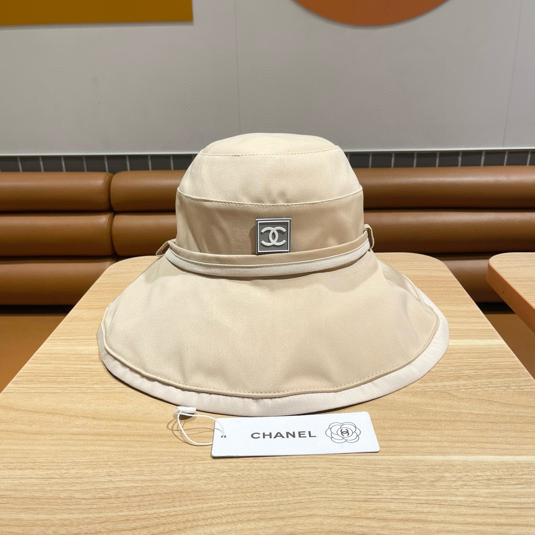 Chanel Wear a Double-sided Windproof Sun Hat Sunhat (Replica)