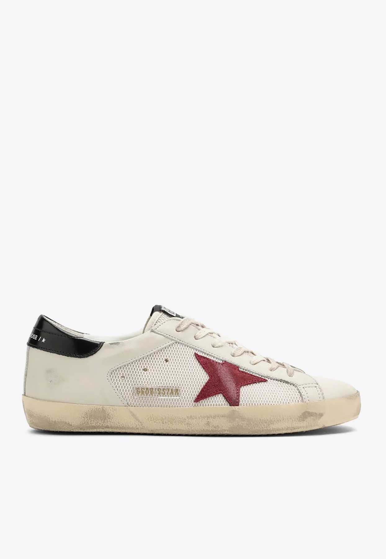 Golden Goose GGDB Super-Star Leather and Mesh Sneakers Women Men