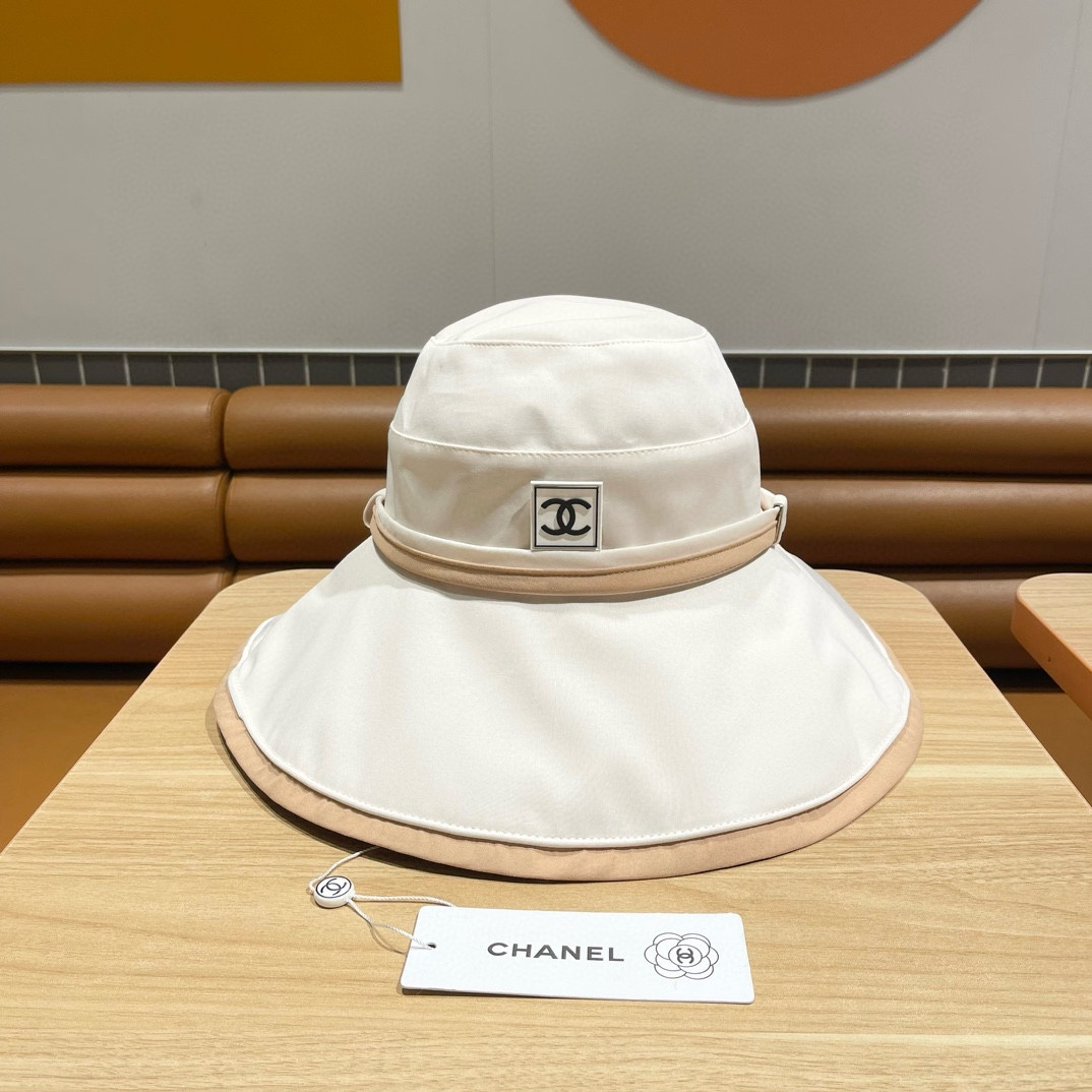 Chanel Wear a Double-sided Windproof Sun Hat Sunhat (Replica)