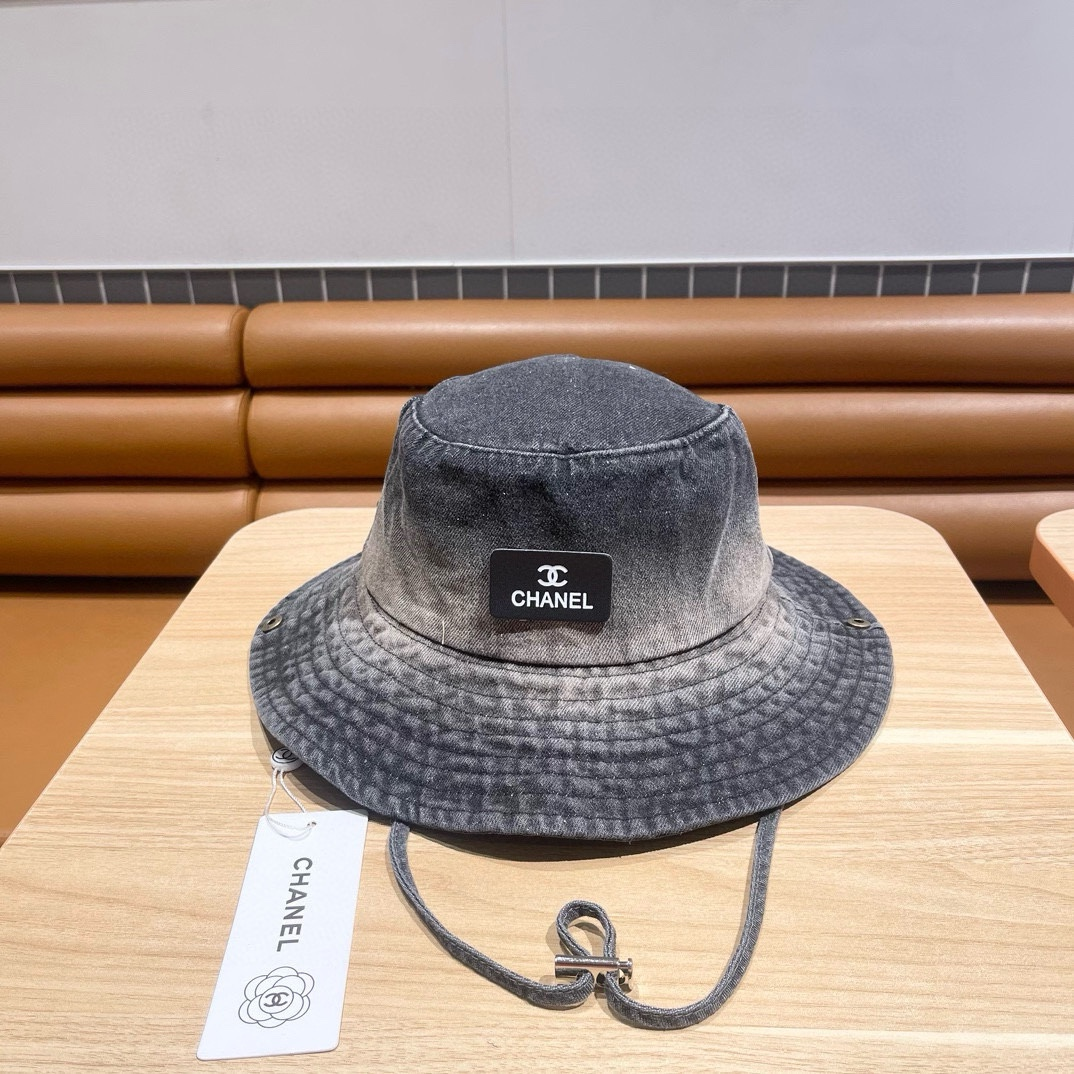 Chanel Tie Dye Old Cowboy Fisherman Hat Sunhat (Replica)