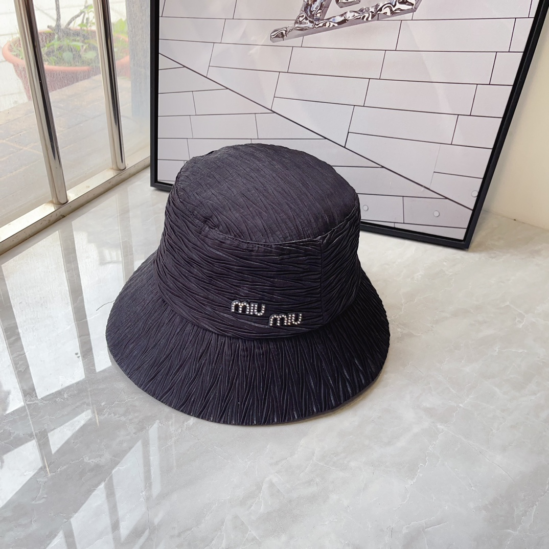 Miu Miu Textured Fisherman's Hat  Sunhat （Replica）