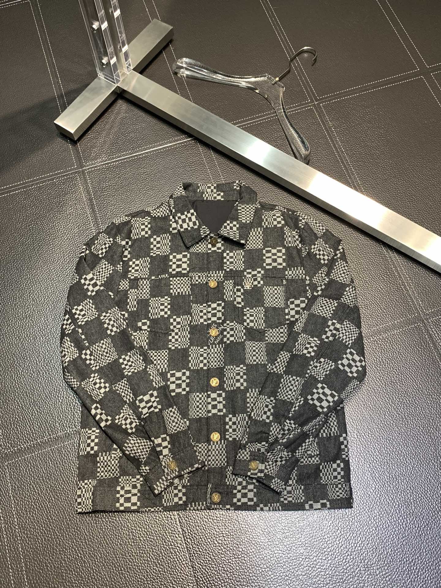 Louis Vuitton lapel denim jacket