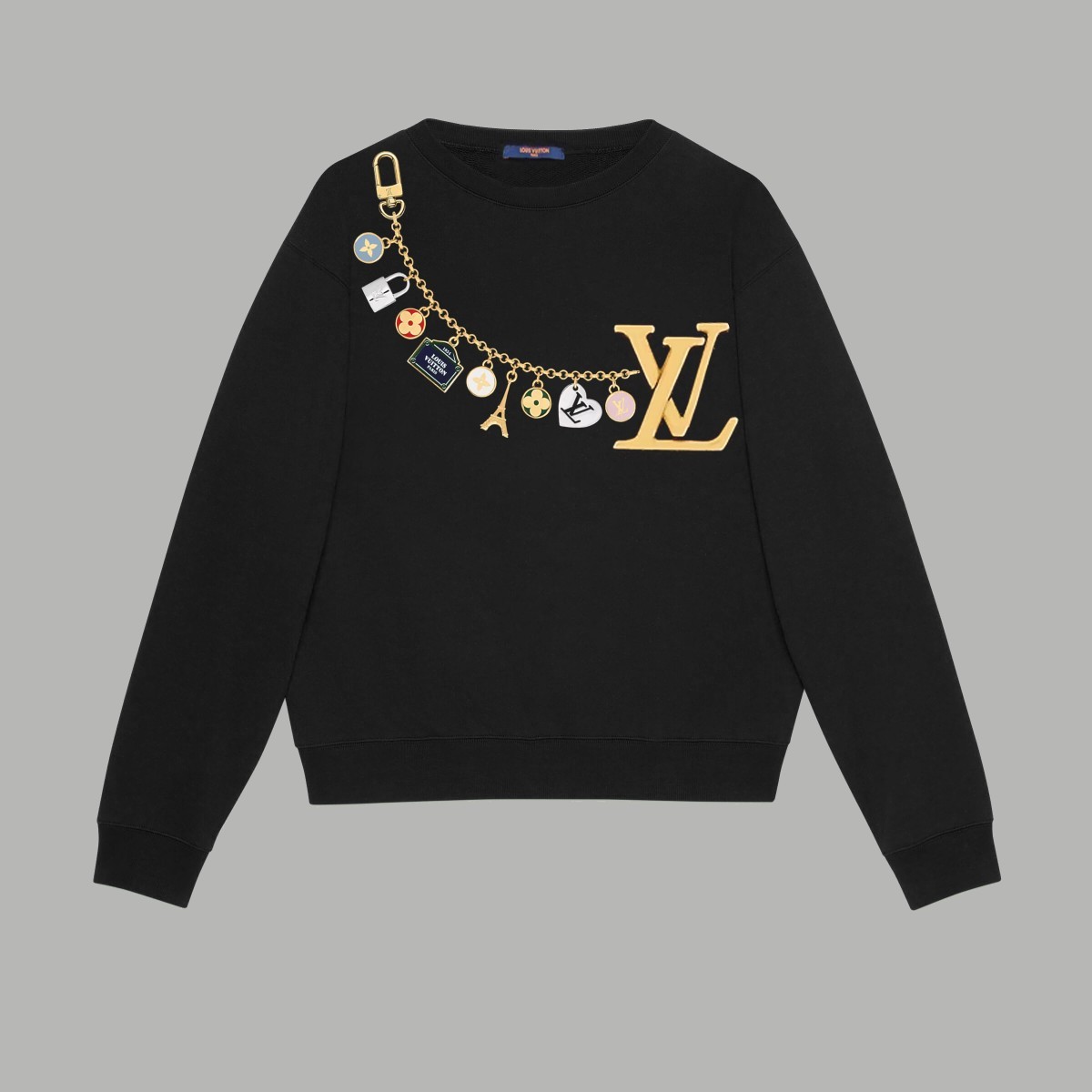 Louis Vuitton LV Surround Accessories printed terry long sleeves Hoodie