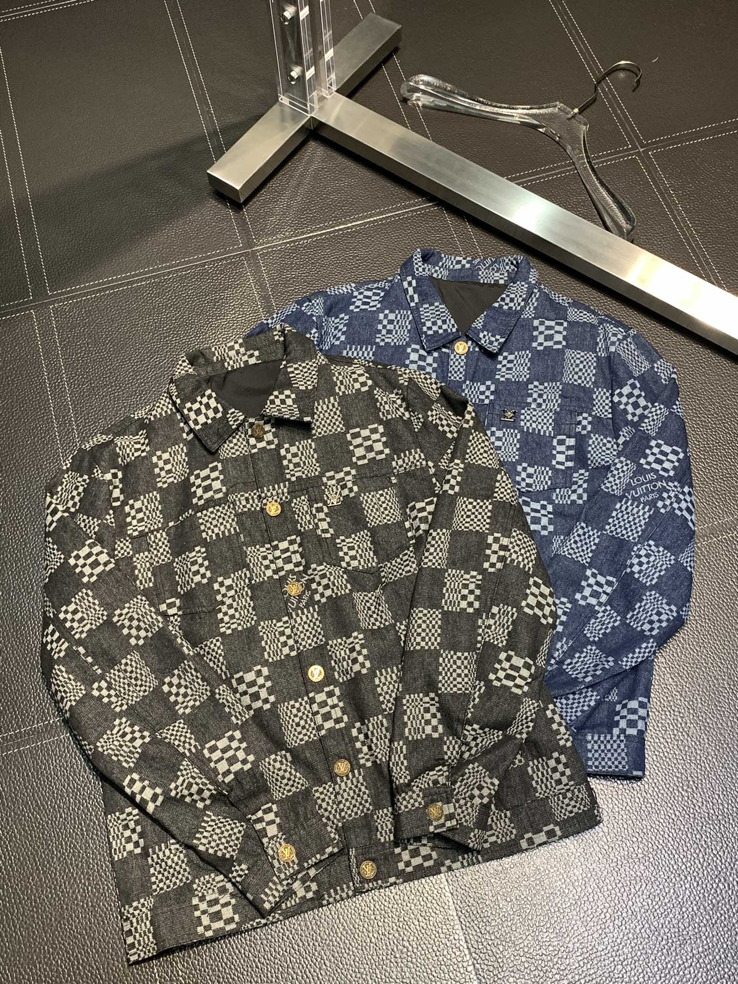 Louis Vuitton lapel denim jacket