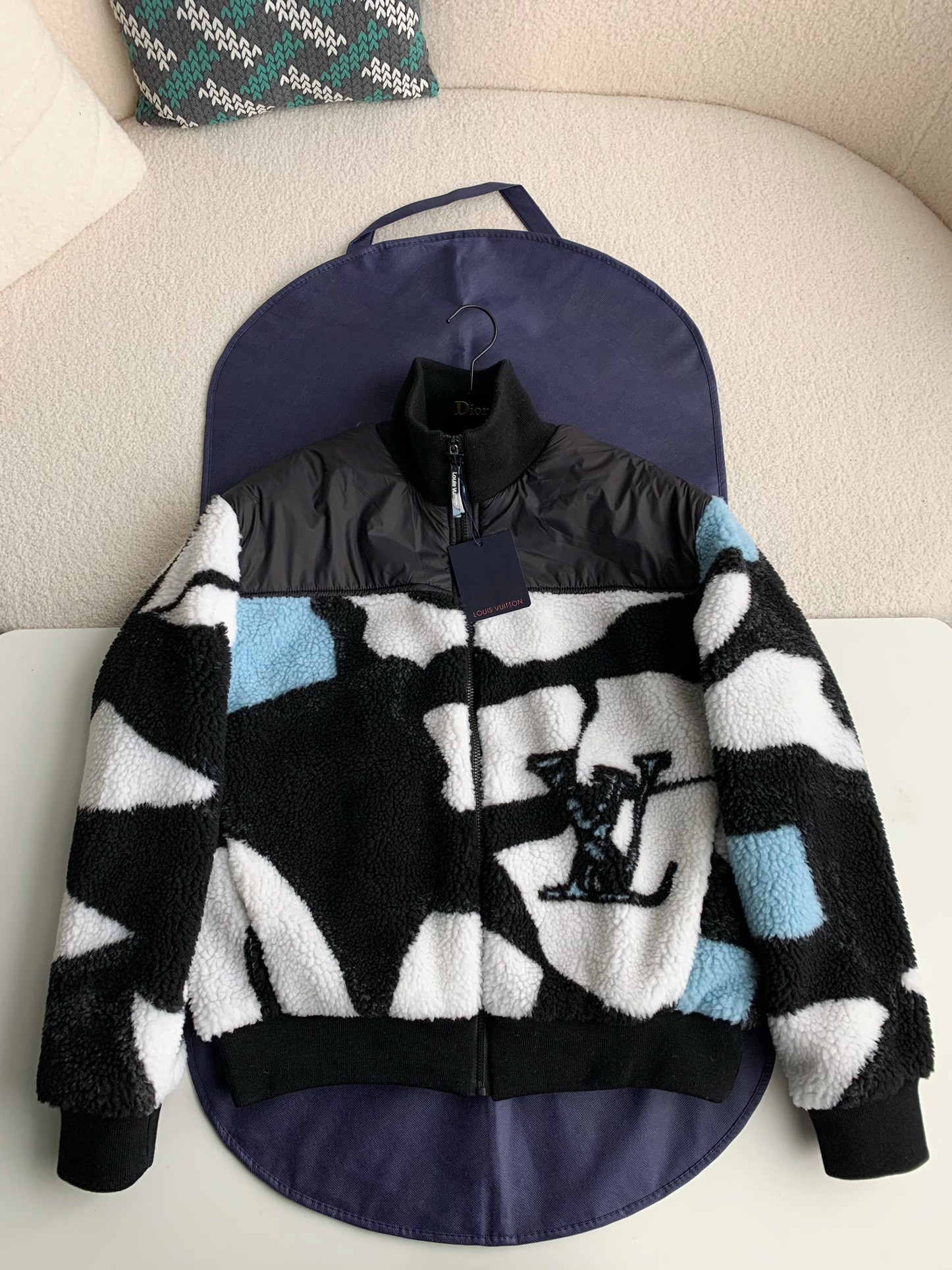 Louis Vuitton collaboration belted jacket
