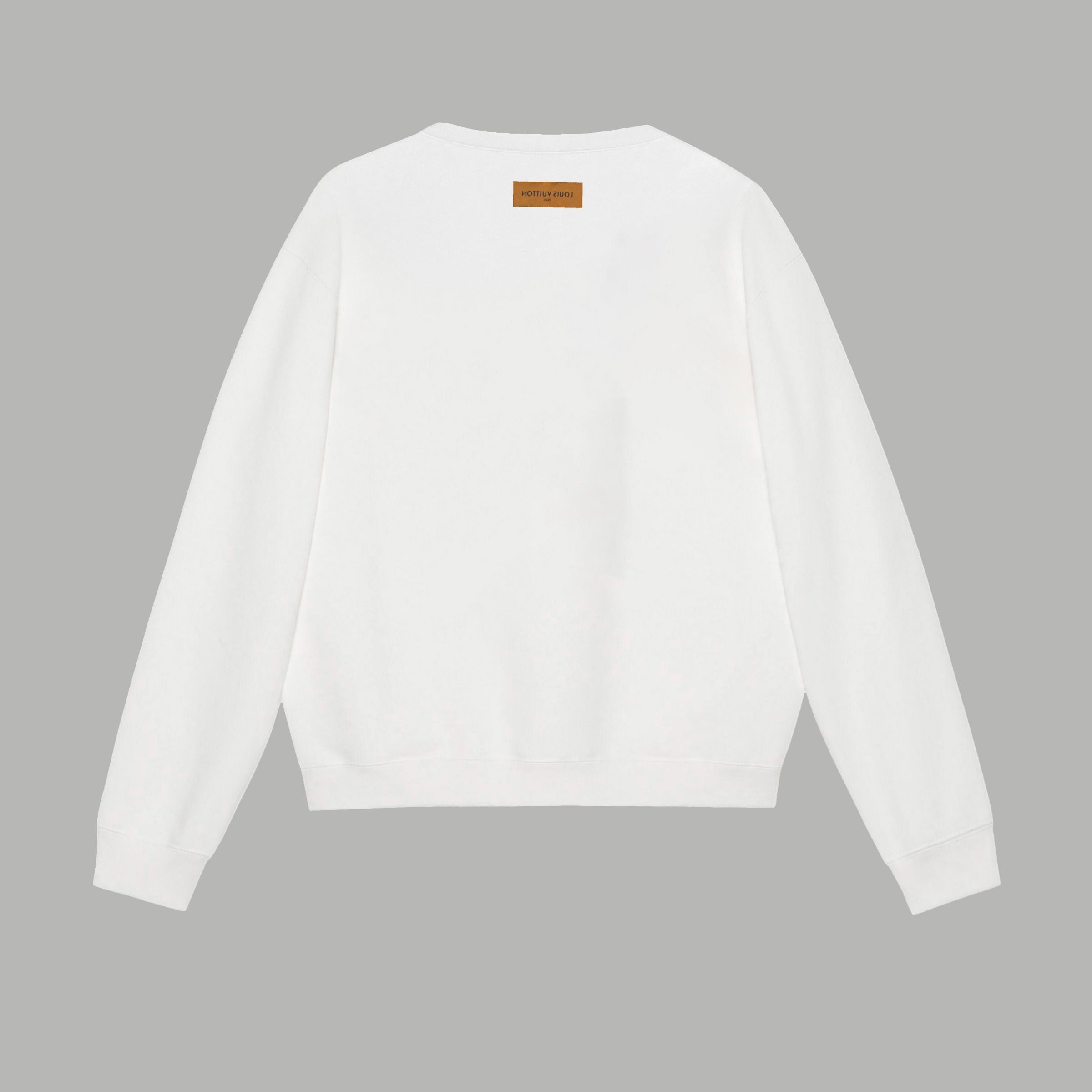 Louis Vuitton LV Chest Face printed terry long sleeves Hoodie