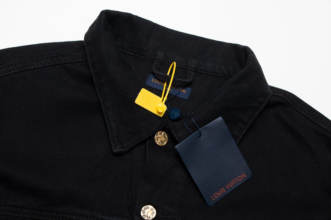Louis Vuitton LV Back Duck Flying printed denim jacket
