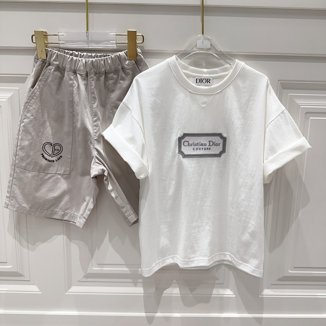 2024 Dior children's cotton suit Kids Children Clothing