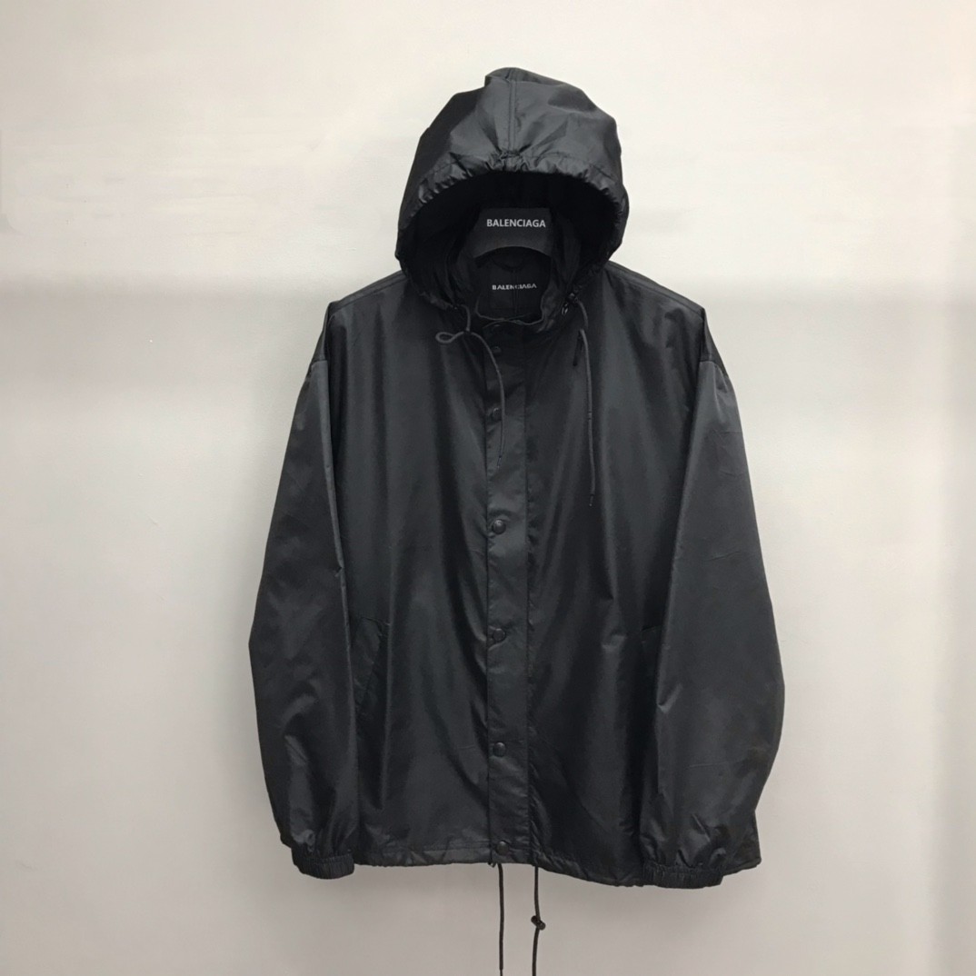 Balenciaga masking tape trench coat