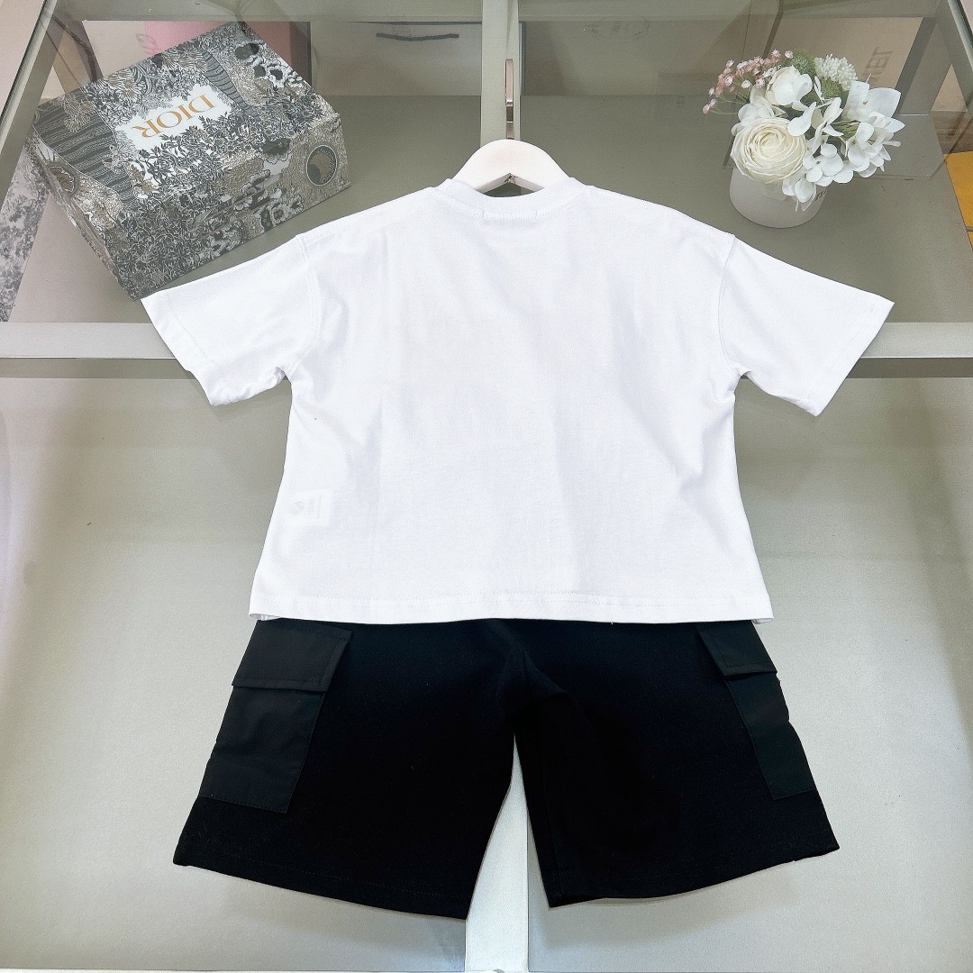 Prada Year of the Dragon Limited T-shirt Set Kids Children Clothing